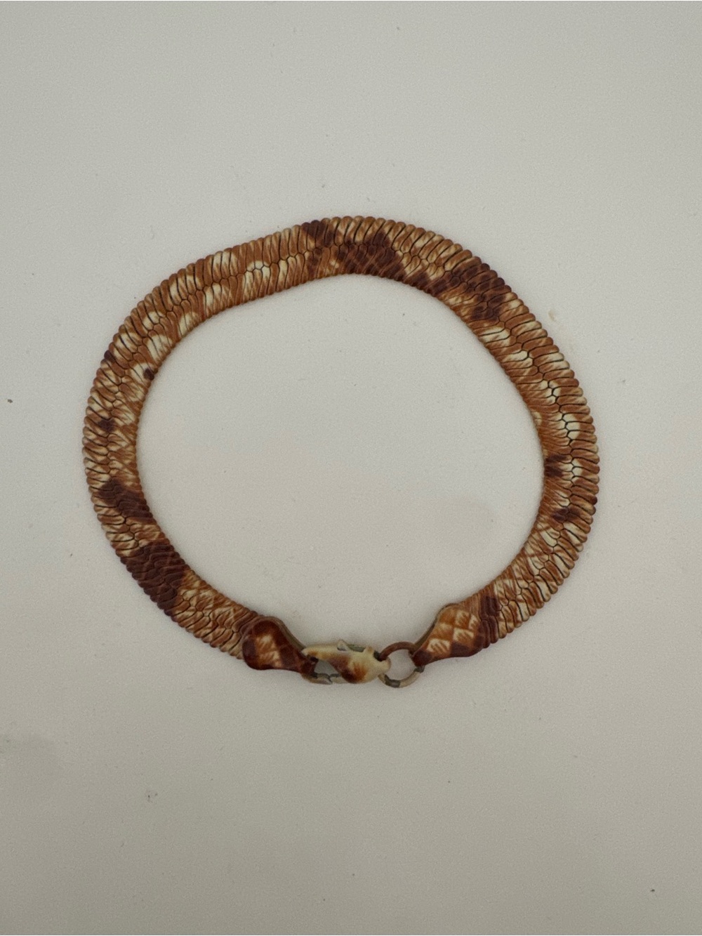 Brown snakeskin Patterned Women's Bracelet -